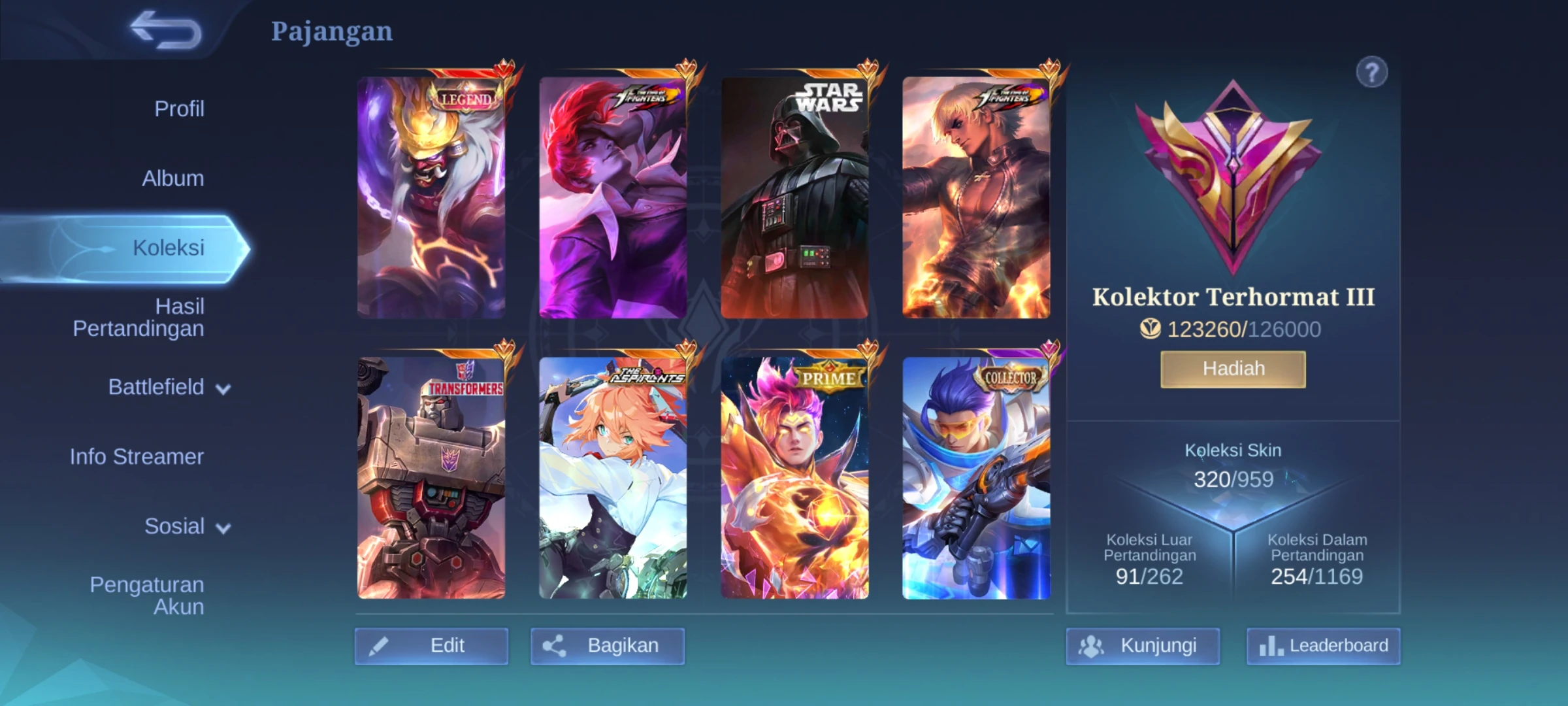 Sell Account Mobile Legends