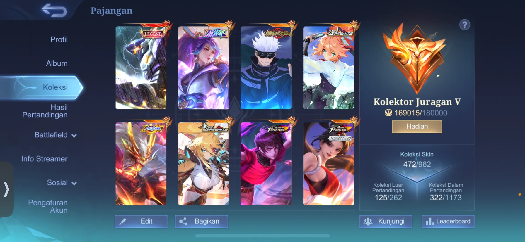 Akun mobile legends