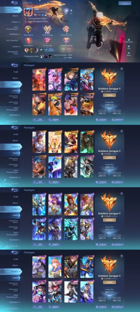 mobile legend account