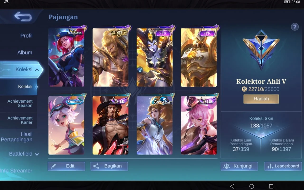 Sell Cheap Mobile Legend Accounts